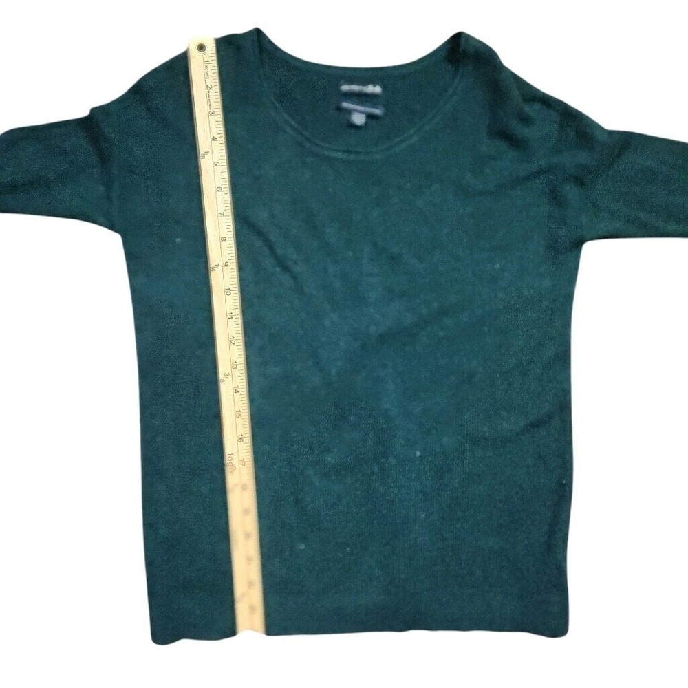American Eagle Outfitters Petite Small Teal Sweater - Picture 5 of 6
